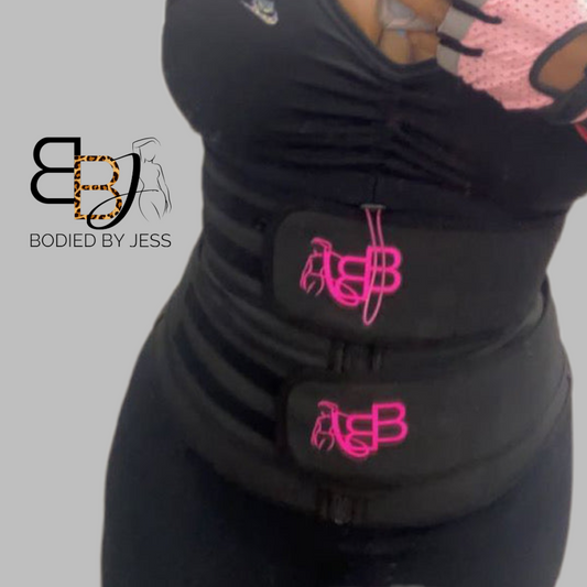 Black Double Strap Waist Trainer
