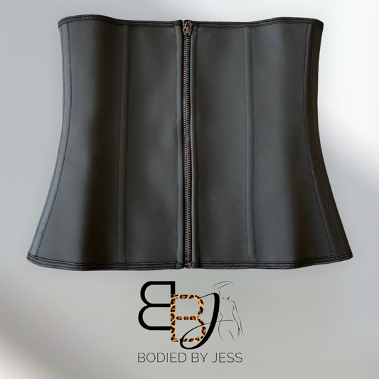 Zip Up Bodied Latex Waist Trainer